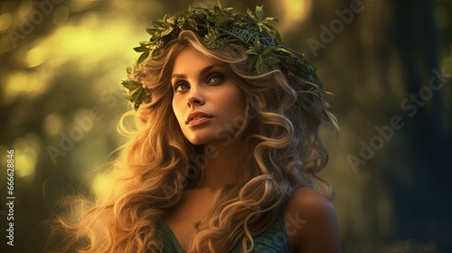 Gorgeous enchantress of the woods