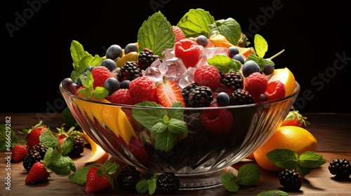fruit and berry salad