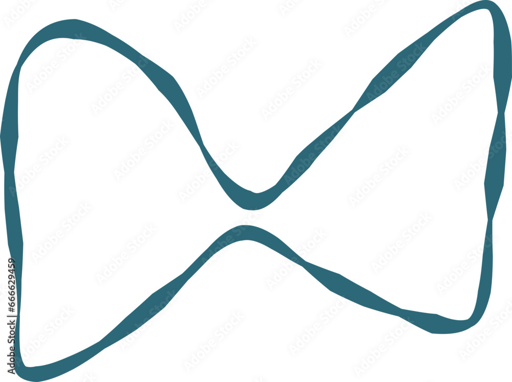 Knot graphic line element design vector background