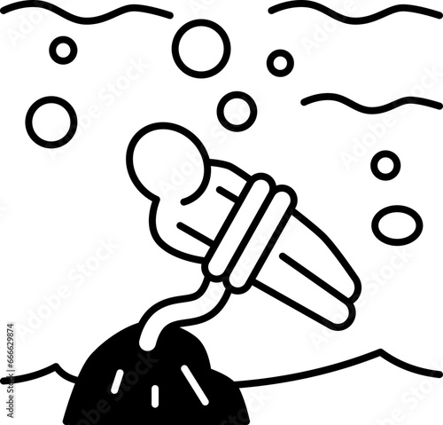drowning  icon