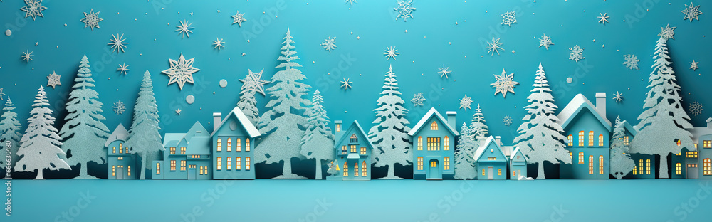 Paper Cut Christmas Header Paper Cut Christmas Header