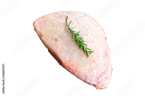 Photos picanha or top sirloin isolated on a white background