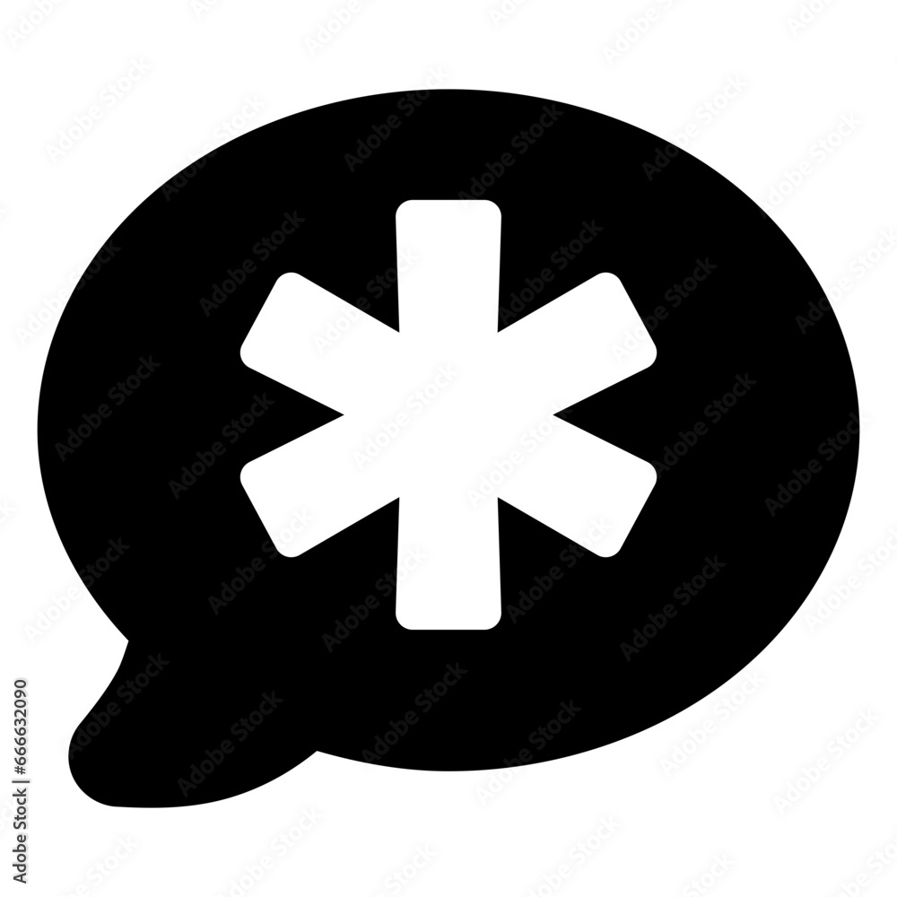 Obraz premium asterisk