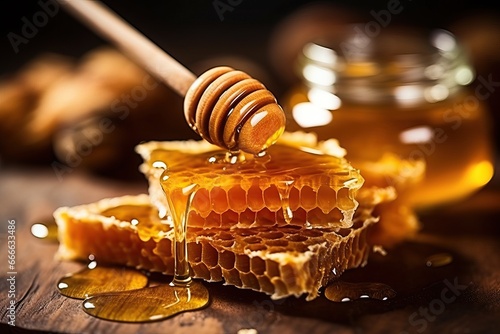 Manuka honey. Superfood. photo