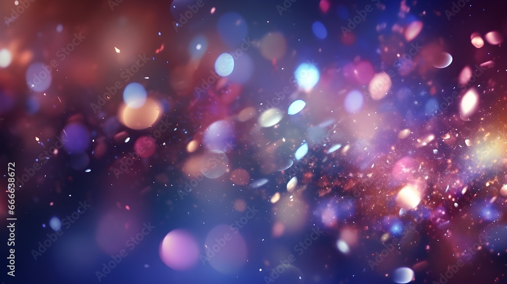 Neon glittery bokeh background Neon glittery bokeh background