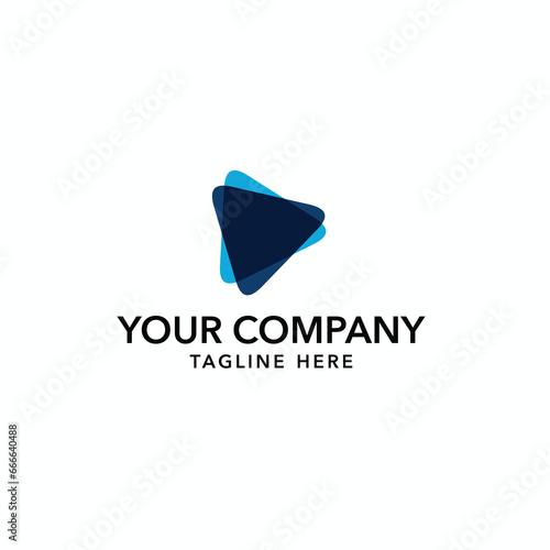 Play triangle logo business Free Download Play triangle logo business - GFXLoad