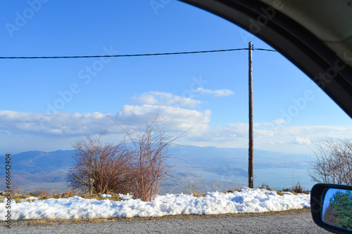 Kaimaktsalan mountain in Greece is a beautiful winter destination - Aridea - Macedonia - Greece - 12-10-2013 photo