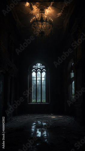 inside the abandoned church