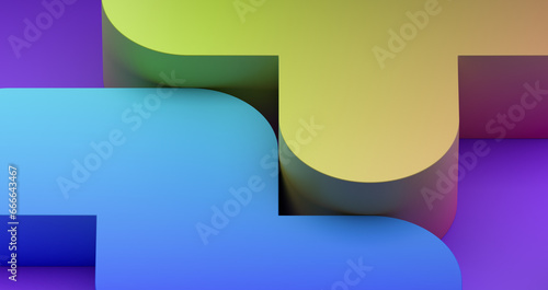 Fototapeta Naklejka Na Ścianę i Meble -  Abstract background design, colorful minimalist geometric composition