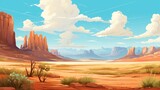 Beautiful desert landscape