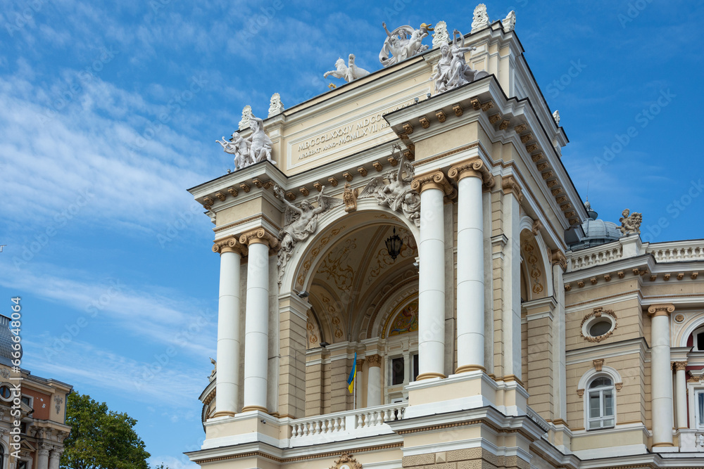 Odesa National Academic Theater of Opera and Ballet, architectural landmark, Ukraine