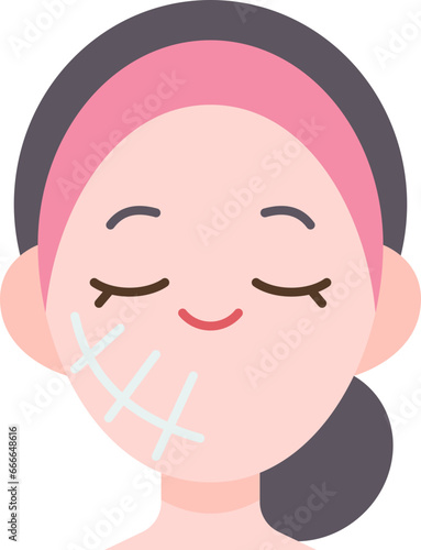 cheek  icon