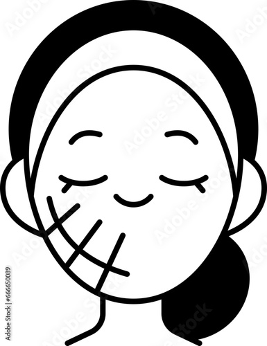 cheek  icon
