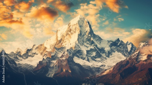 instagram filter Himalaya mountains