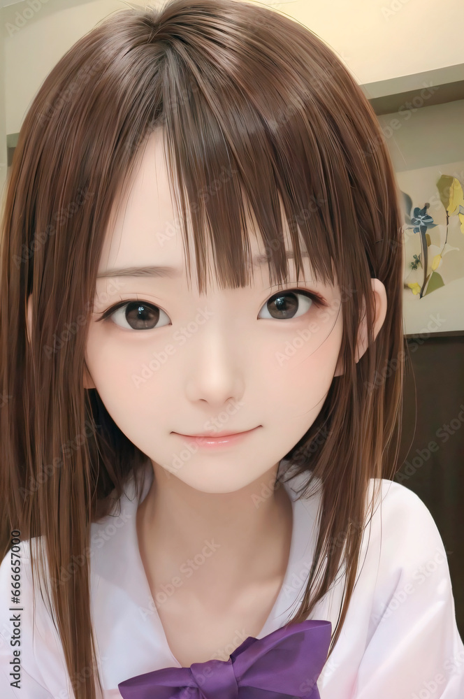 かわいい女性のAI生成画像 かわいい女性のAI生成画像