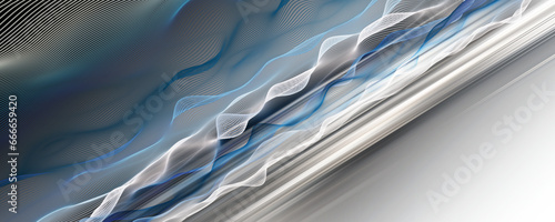 Fantastic elegant wave panorama background design illustration