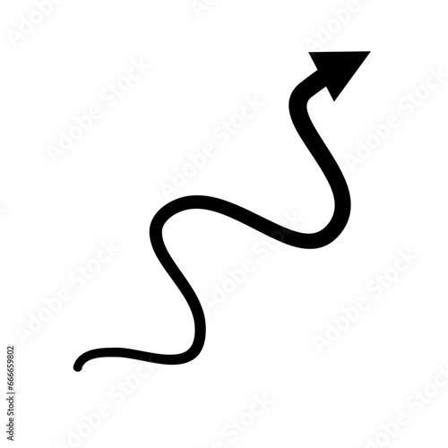 Hand Drawn Vektor Arrow Doodle 