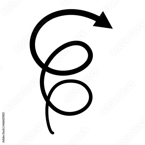 Hand Drawn Vektor Arrow Doodle 