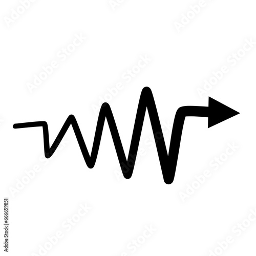 Hand Drawn Vektor Arrow Doodle 