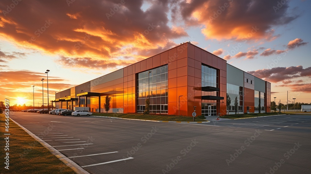 Structure of a contemporary logistics facility..