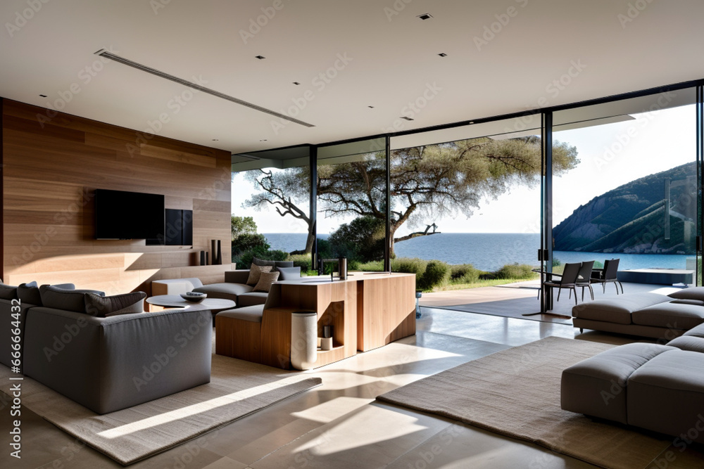 Naklejka premium Design for the Future Home. generative AI