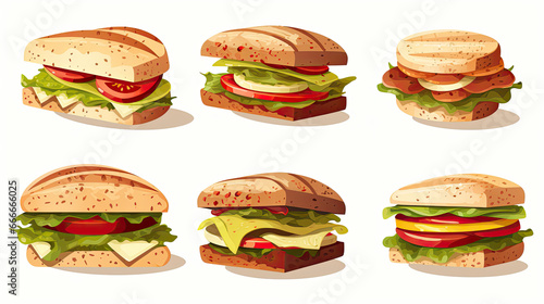 Sandwich recipe food ingredient cooking hamburger break