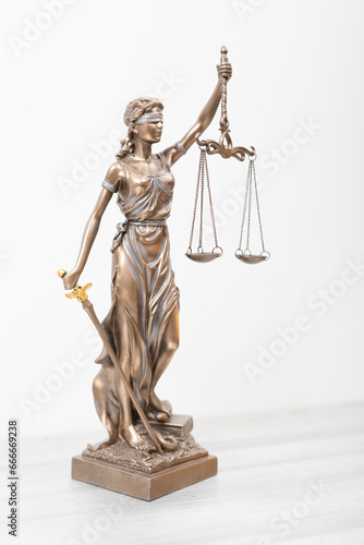 Lady justice. Statue of Justice