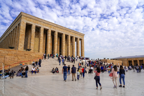 Anitkabir is the mausoleum of the founder of Turkish Republic, Mustafa Kemal Ataturk. Anitkabir is one of the historic places that Turkish people visit frequently. 