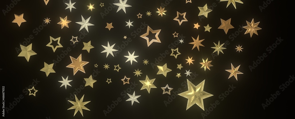 XMAS A gray whirlwind of golden snowflakes and stars. New XMAS A gray whirlwind of golden snowflakes and stars. New