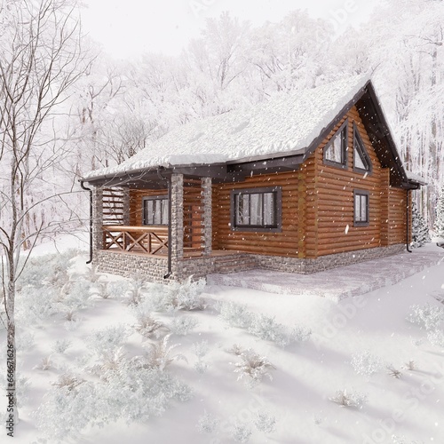 house home snow