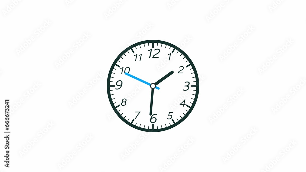 abstract analog clock icon illustration 4k abstract analog clock icon illustration 4k
