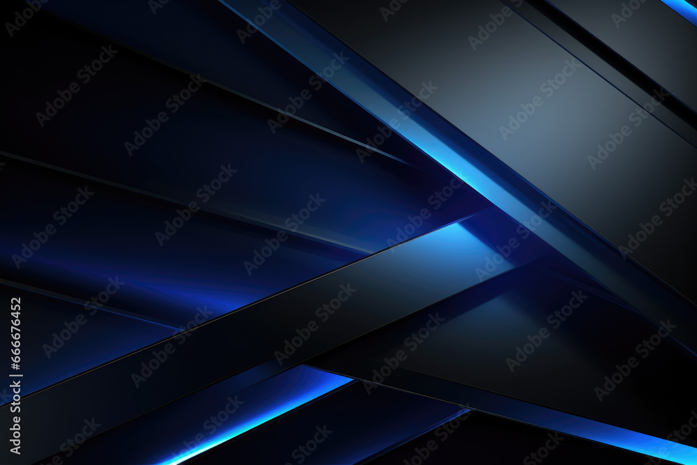 abstract blue and black metallic background