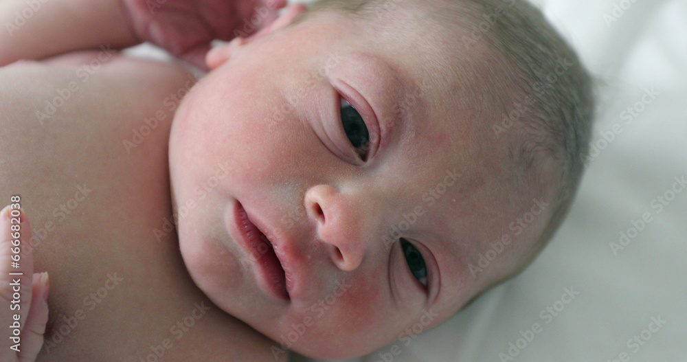 Newborn baby boy at hospital first day of life Newborn baby boy at hospital first day of life
