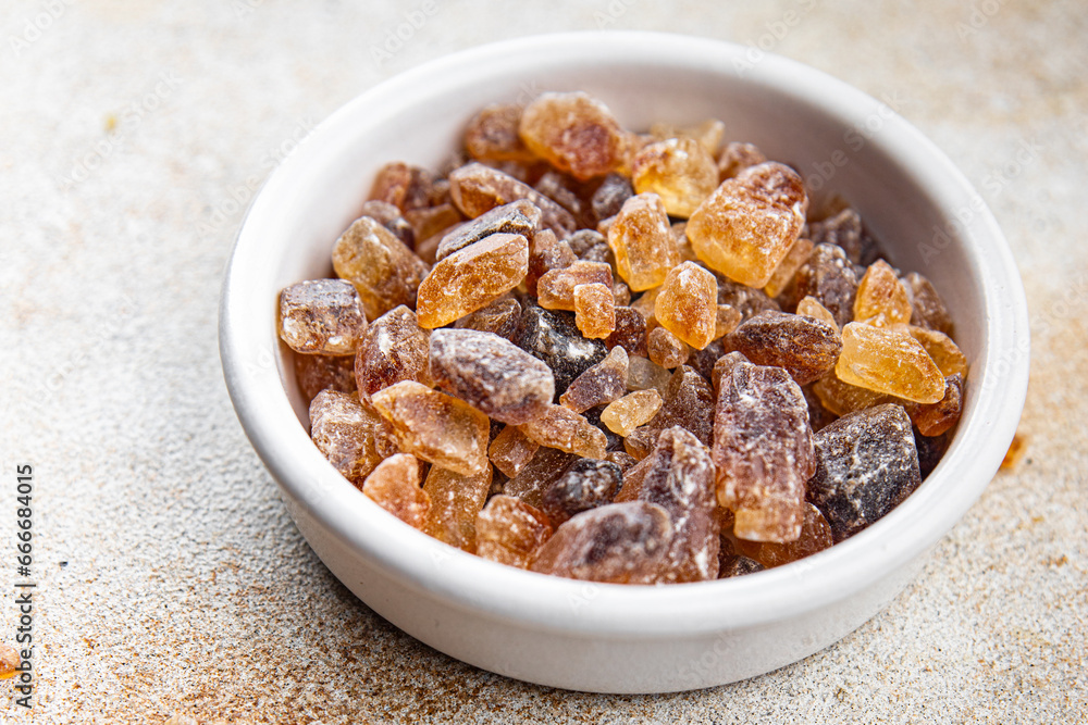 rock sugar crystals pieces candy brown sugar candied big rock caramel taste cane sugar healthy eating cooking appetizer meal food snack on the table rock sugar crystals pieces candy brown sugar candied big rock caramel taste cane sugar healthy eating cooking appetizer meal food snack on the table