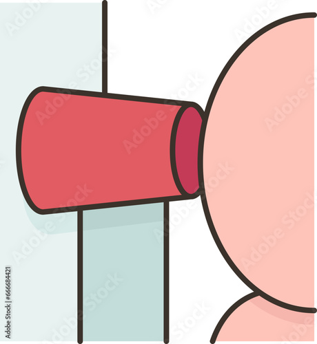 peeking  icon