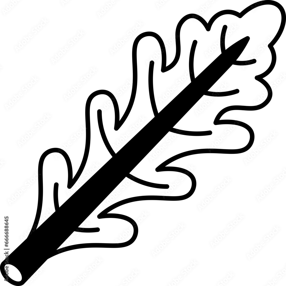 Obraz premium arugula icon