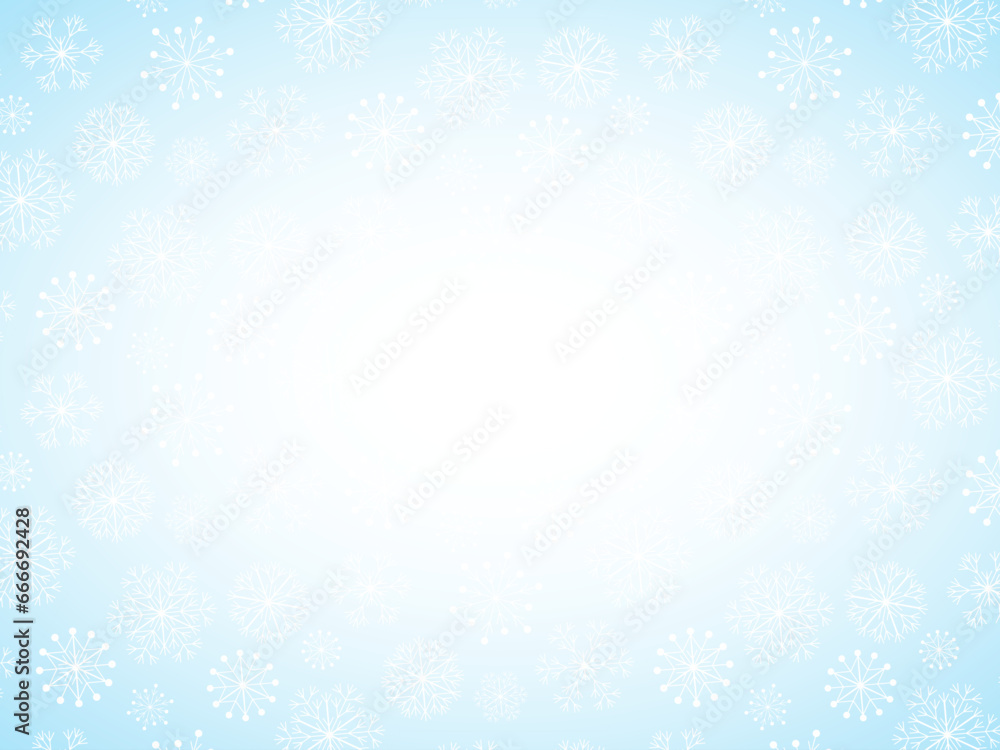 Pattern of snowflakes, Christmas design for greeting card. Merry xmas snow flake header or banner, wallpaper or backdrop decor Pattern of snowflakes, Christmas design for greeting card. Merry xmas snow flake header or banner, wallpaper or backdrop decor