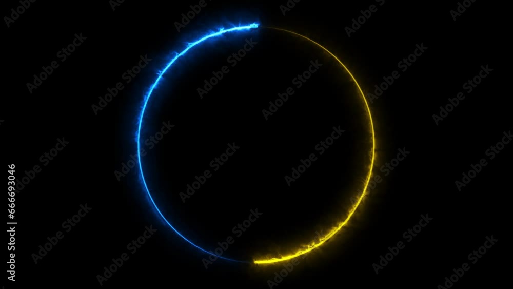 Neon light ultraviolet colorful glow circle seamless loop .Fluorescent endless animation. Circular loading bar. Energy frame or border. Neon light ultraviolet colorful glow circle seamless loop .Fluorescent endless animation. Circular loading bar. Energy frame or border.