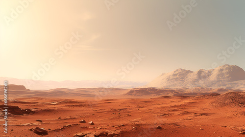 Eerie Beauty of Martian Landscape 