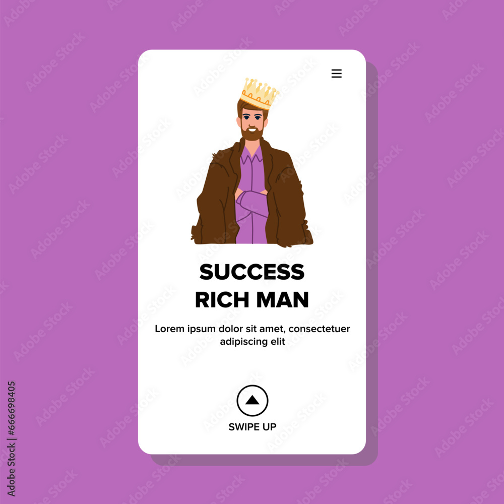 investment success rich man vector. web flat, confident investment, business business investment success rich man web flat cartoon illustration investment success rich man vector. web flat, confident investment, business business investment success rich man web flat cartoon illustration