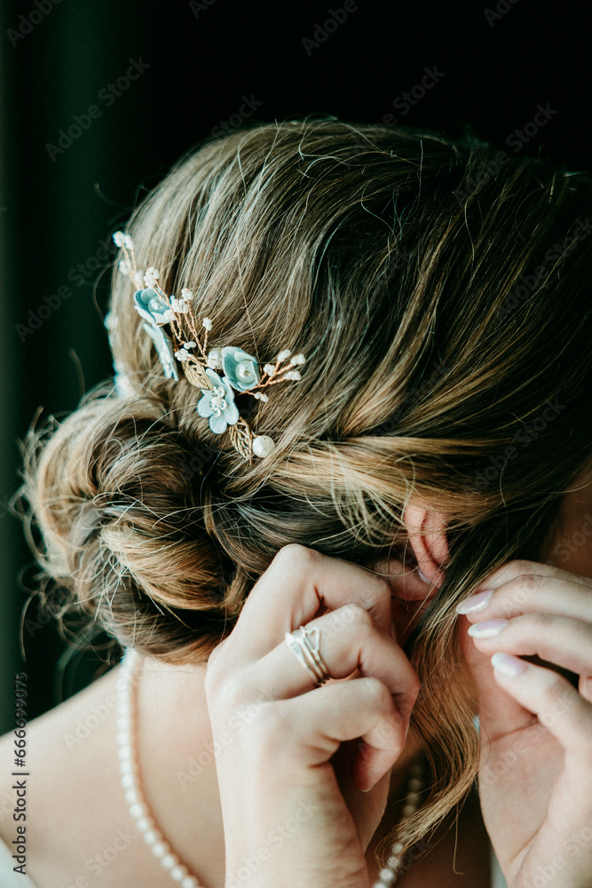 Obraz premium wedding hair style