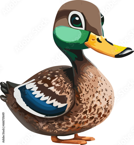 Foto Cartoon Duck