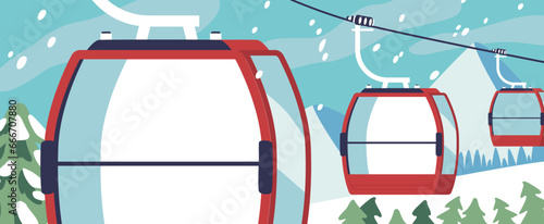 Cable Car Is A Suspended, Tram-like Transport System That Glides Along Cables, Offering Passengers Stunning Views