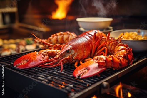 Exquisite Lobster Feast: Elegantly Prepared Delight