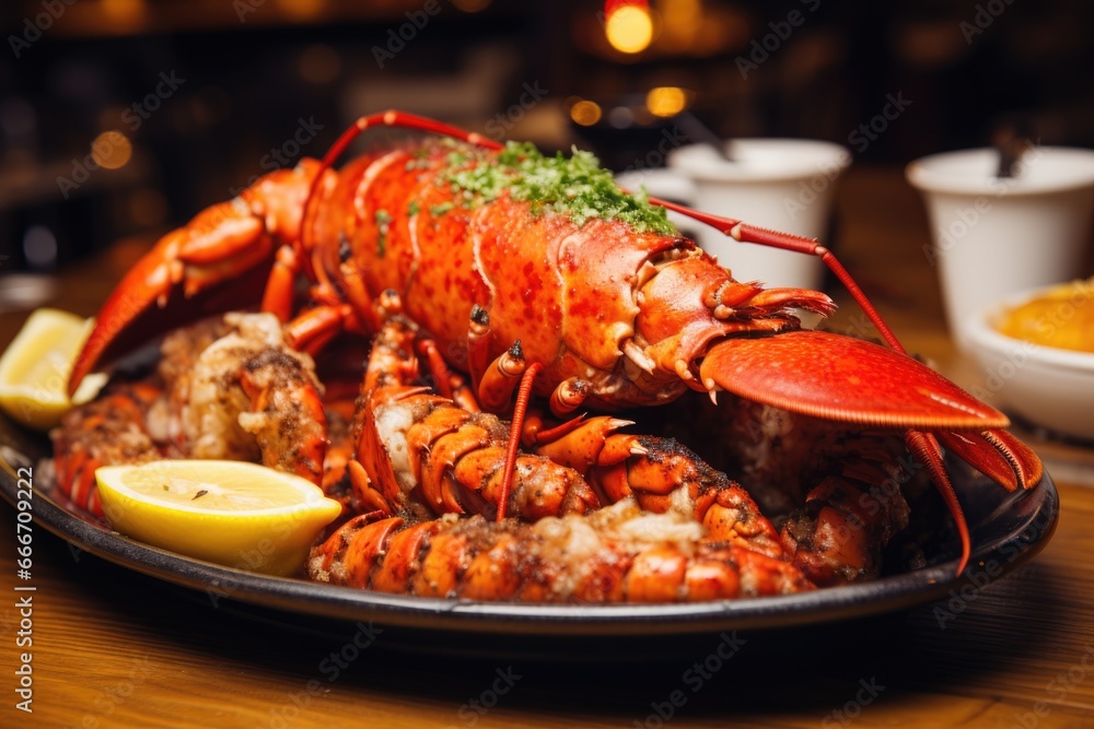Exquisite Lobster Feast: Elegantly Prepared Delight Exquisite Lobster Feast: Elegantly Prepared Delight