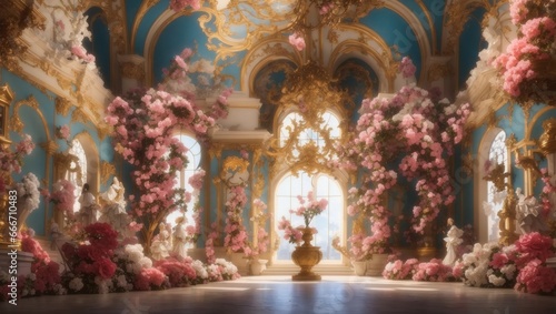 "Baroque Blooms: Digital Painting Inspired by Masterful Artists"
