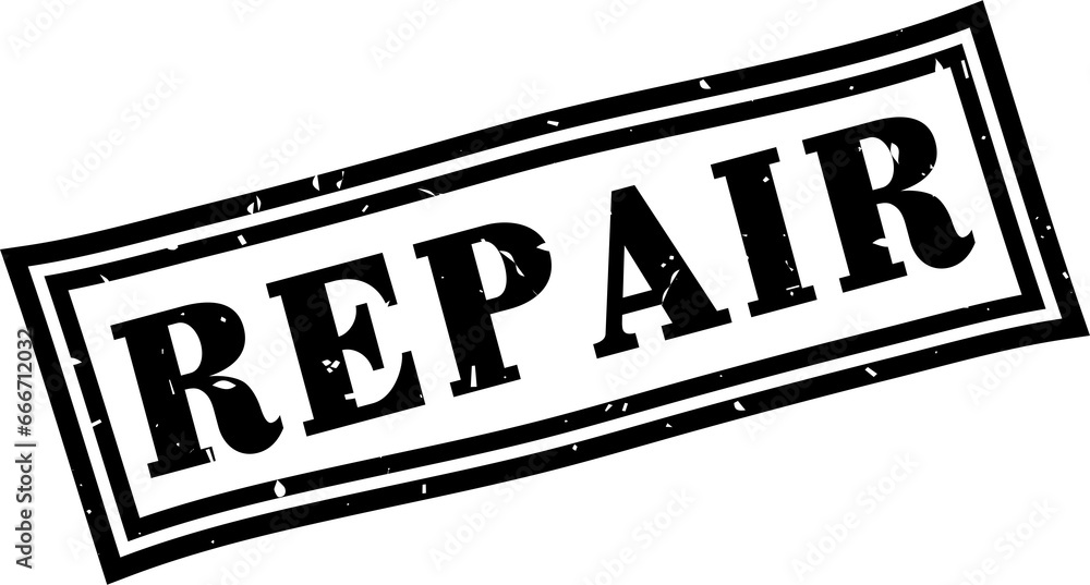 Fototapeta premium Repair square grunge rubber stamp