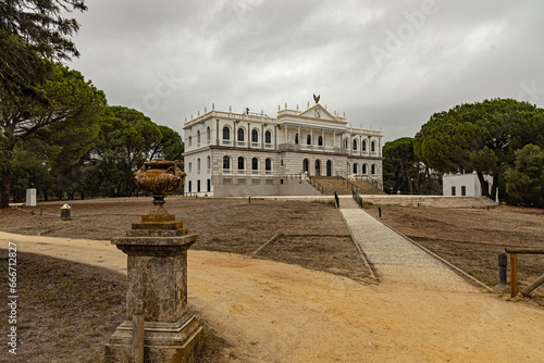 Acebron palace in the Donana national park near El Rocio in Andalusia photo