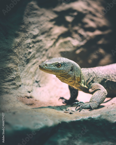 Zoo Reptile Wildlife Moody. High quality photo