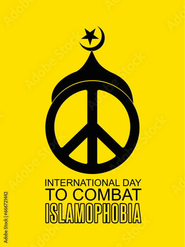 Vector illustration of International Day To Combat Islamophobia